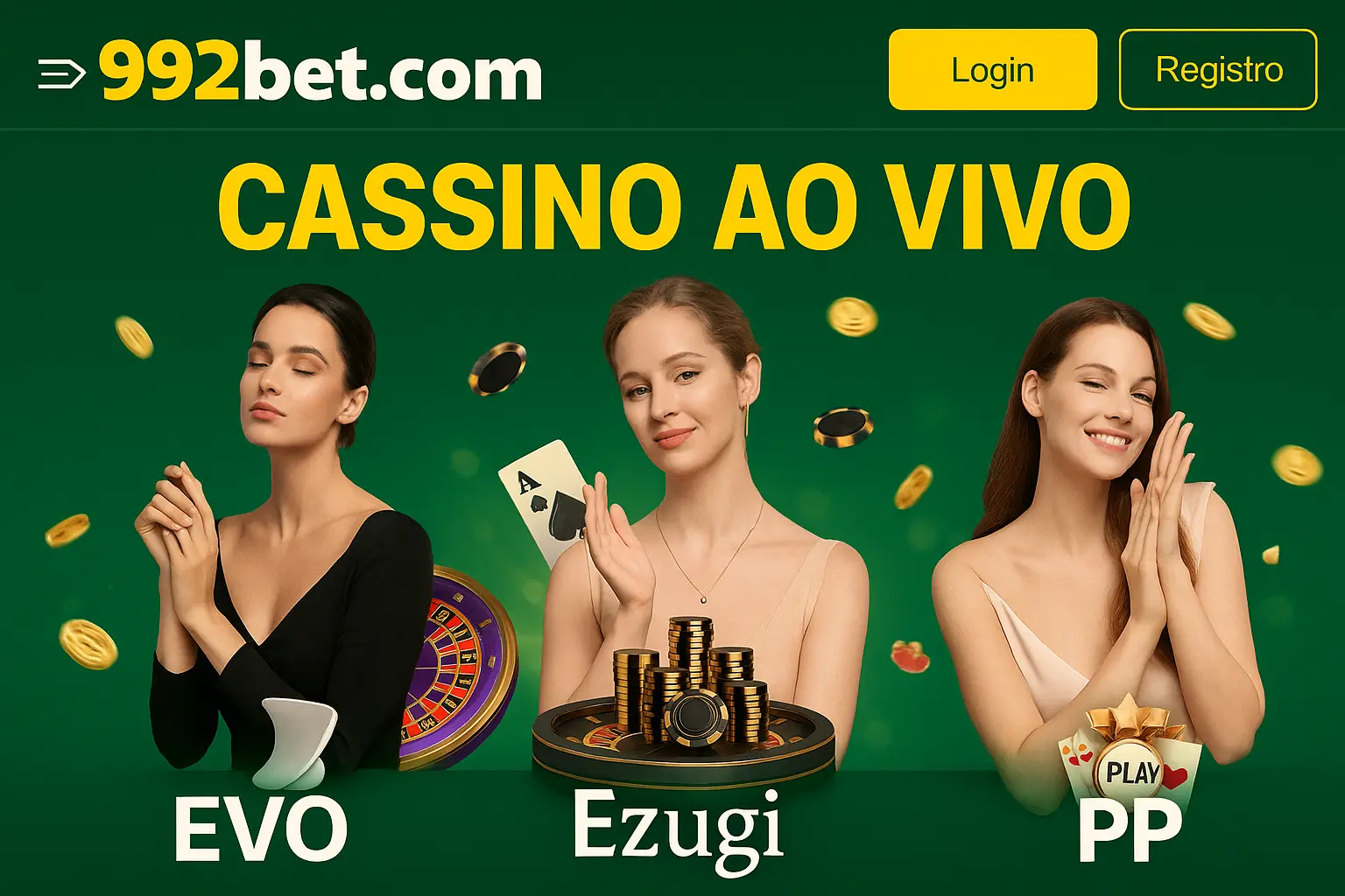 O 992BET.COM Live Casino lança promoções regularmente