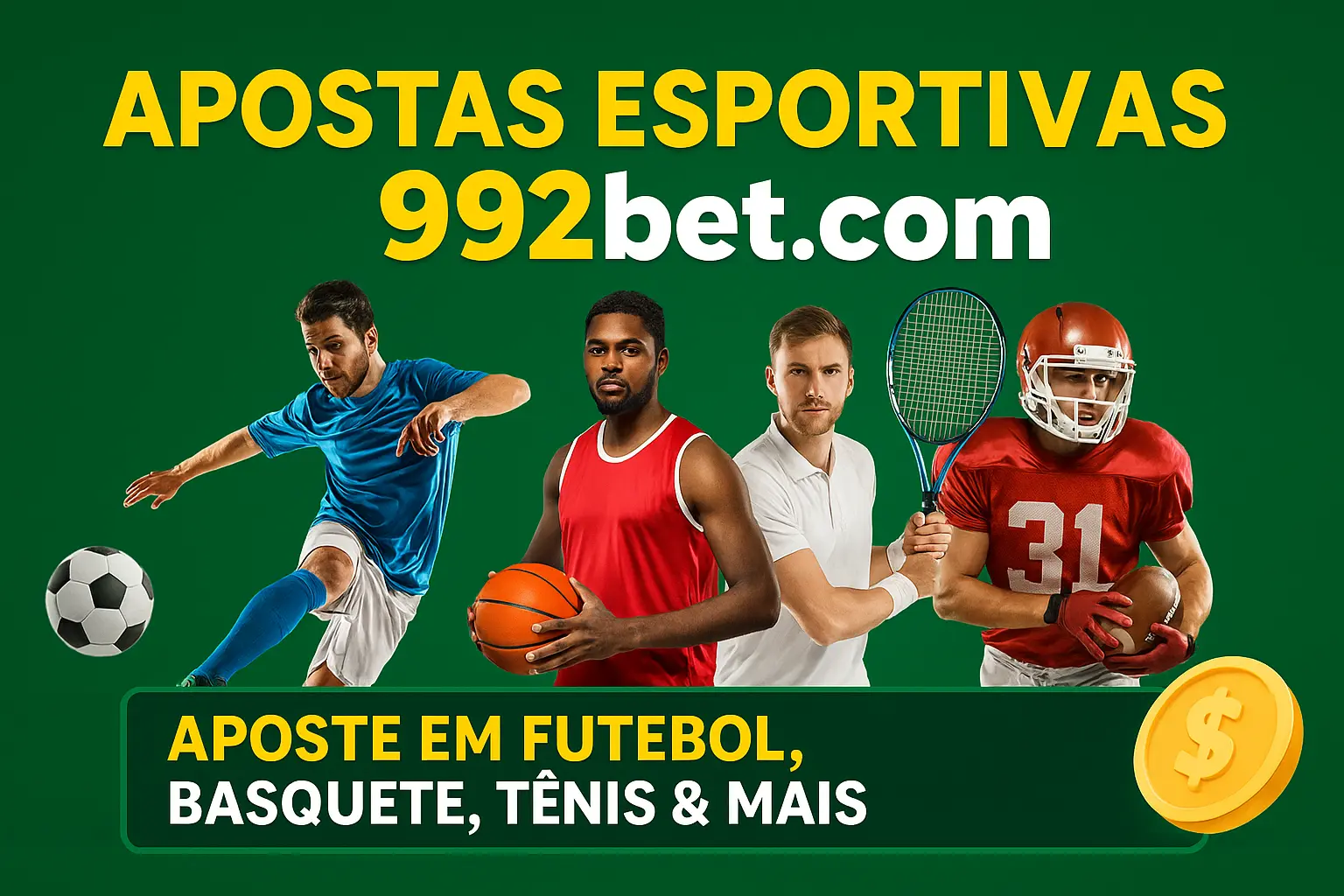 Aposte em apostas esportivas no cassino online 992BET.COM