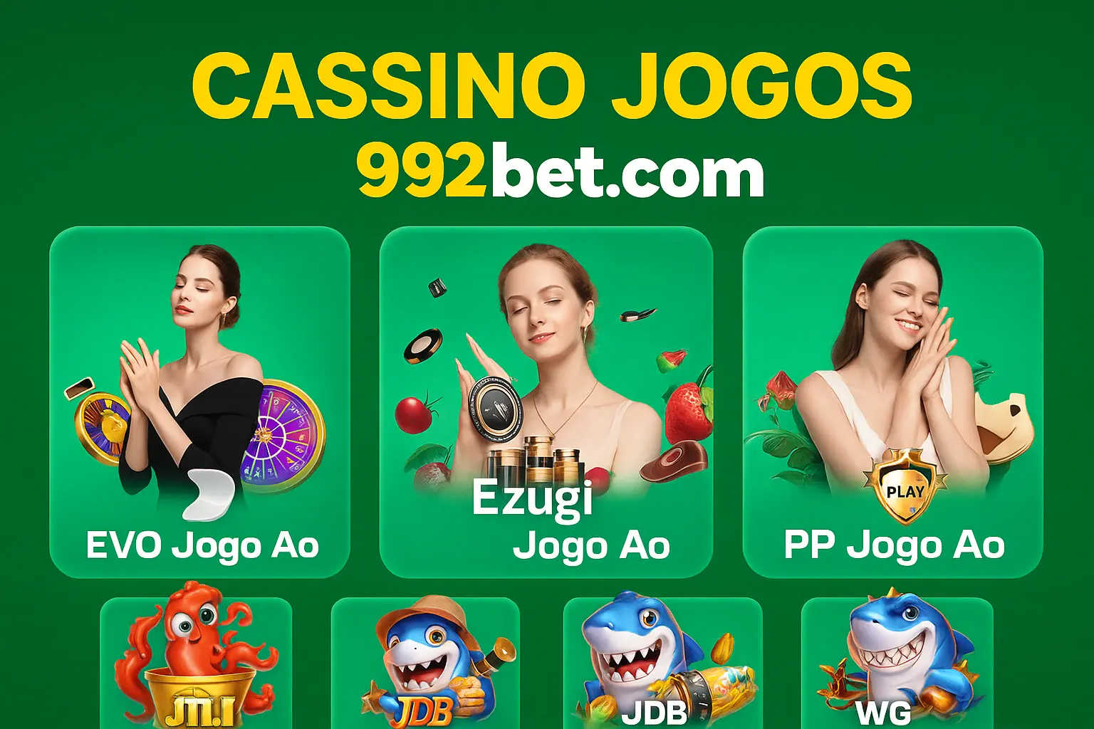 Jogos de cassino online inovadores e emocionantes na 992BET.COM